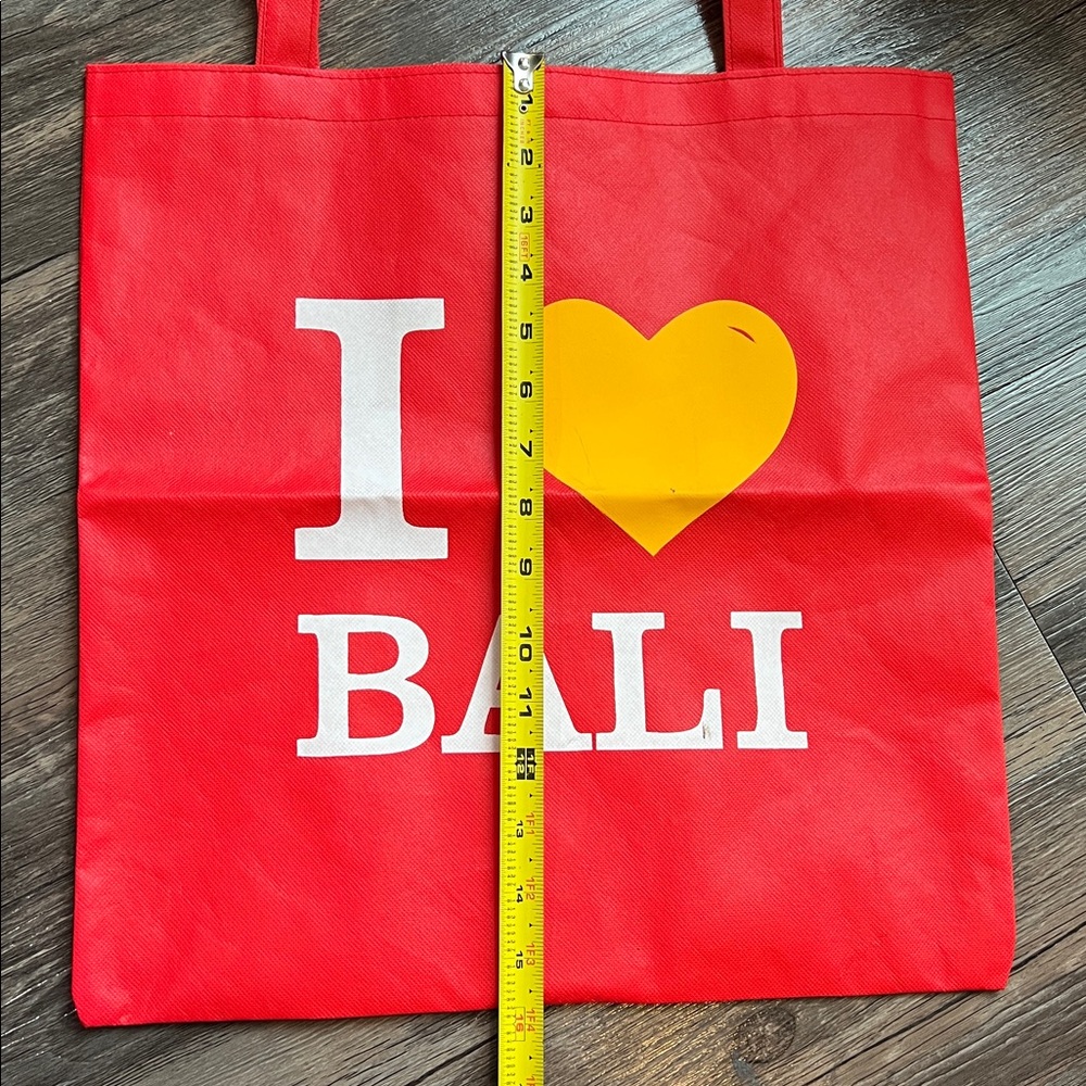 I Love Bali I Heart Bali Reusable Tote Bag - Picture 7 of 7
